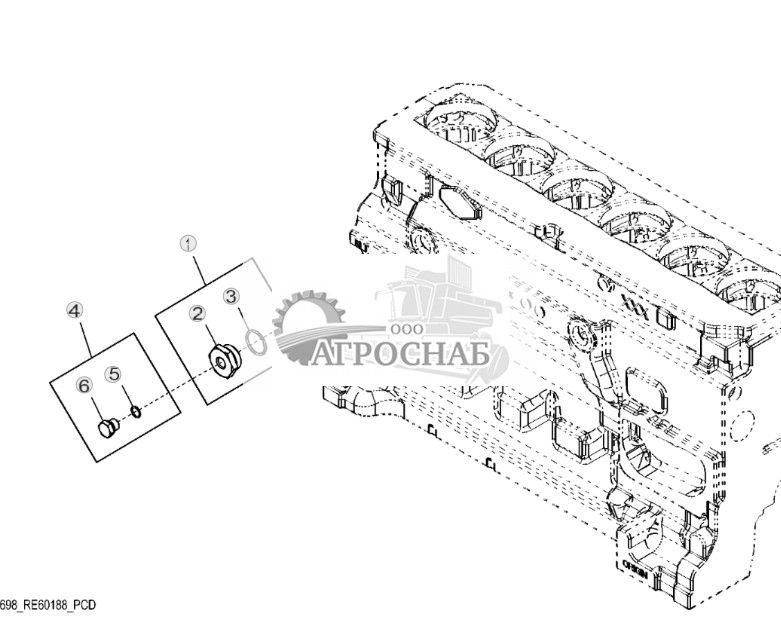 2698 Фитинги нагревателя охлаждающей жидкости двигателя - ST348491 65.jpg